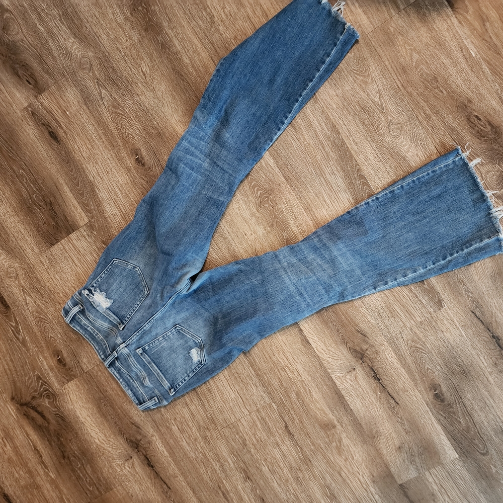 Flying Monkey Blue Distressed Women Jeans